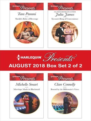 cover image of Harlequin Presents August 2018--Box Set 2 of 2
